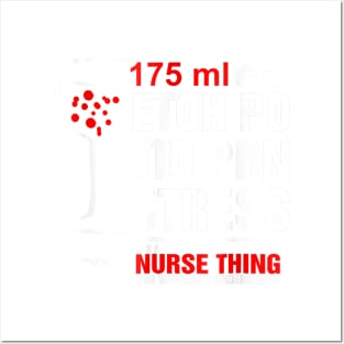 It's Nurse Thing T-Shirt Funny Registered Nurse Saying Quote Posters and Art